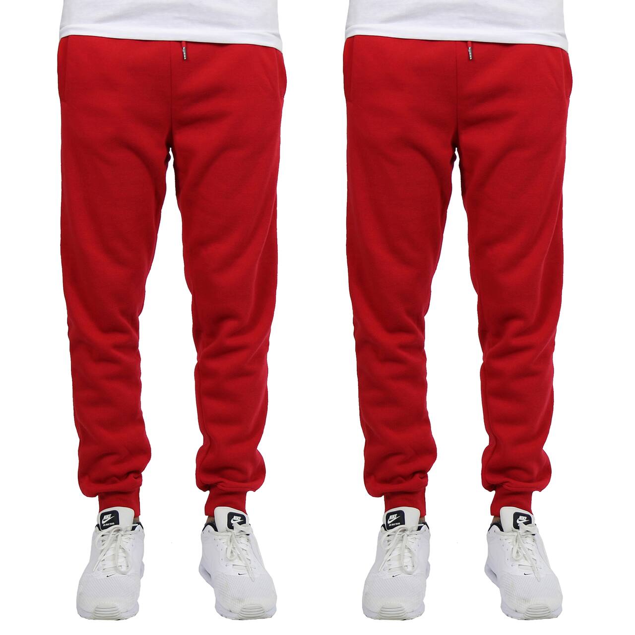 Galaxy by Harvic Men's Fleece-Lined Jogger Sweatpants 2 Pack